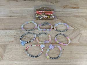 lot 376 image: 8 Taylor Swift Themed and 4 Fashion Jewelry Bracelets - Brand New