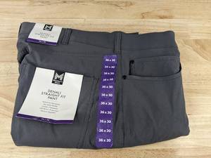 lot 281 image: Members Mark Denali Straight Fit Pant 36x30 Gray - Brand New