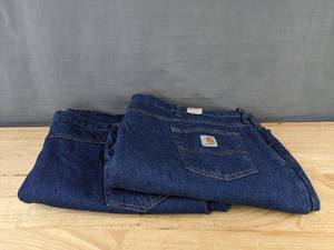 lot 225M image: 2 Carhartt Mens Jeans Size 50x30 - Brand New Z
