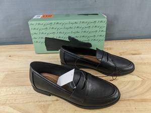 lot 174 image: Kensie Gitty Black Loafers Womens Size 8.5 - Brand New