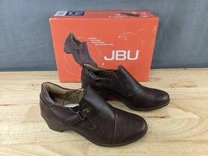 lot 180 image: JBU Kylie Brown Womens Slip-On Shoes US 8 - Brand New