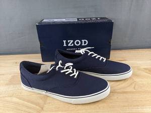 lot 181 image: IZOD Rangley Navy Mens Sneakers Size 13 - Brand New