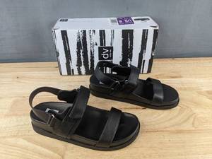 lot 214 image: Dolce Vita Argyle Black Sandals Ladies Size 8 - Brand New