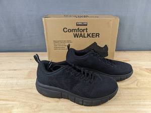 lot 261 image: Kirkland Comfort Walker Mens Shoes Size 11 Black - Brand New