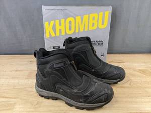 lot 263 image: Khombu Mens Mason Hybrid Winter Boots Size 10 Black