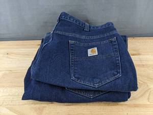 lot 95M image: 2 Pair Carhartt Mens Jeans Size 38x32 Z
