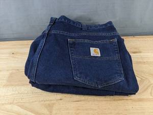 lot 115M image: 2 Pair Carhartt Mens Jeans Size 40x34 Z