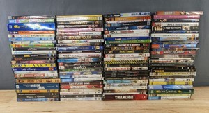 lot 81M image: 100 DVD Movie and TV Collection Simpsons, Star Wars, Twilight, Lord of the Rings