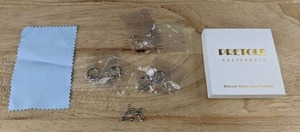 lot 253M image: Pretote California Pierced Earring Set Flowers, Stars, Hearts, Studs - Brand New