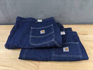lot 265M image: 2 Carhartt Mens Work Jeans Size 50x32 - New Z
