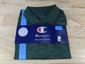 lot 511 image: Champion Mens NCAA NDSU Bison Polo Shirt Size Large - Brand New