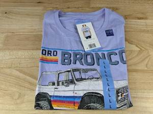 lot 164T image: Ford Bronco Womens Graphic T-Shirt Large Purple - Brand New