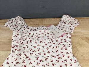 lot 532 image: Aeropostale Cherry Print Mini Dress Small $44.95 Retail - Brand New