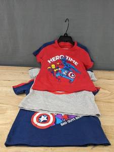 lot 538 image: 3 Marvel Boys T-Shirts Size 3T - Brand New