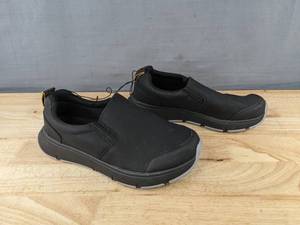 lot 627 image: Gerry Mens Moc II Slip-On Shoes Black Size 9 - Brand New