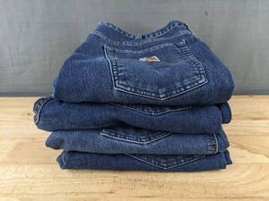 lot 110M image: 4 Pairs Carhartt WomenS Jeans Size 10 Regular Z