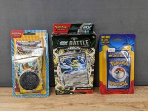 lot 42K image: 3 Packs Pokemon Trading Cards - Brand New