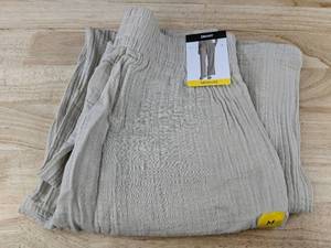 lot 588 image: DKNY Womens Gauze Pant Pebble Medium - Brand New