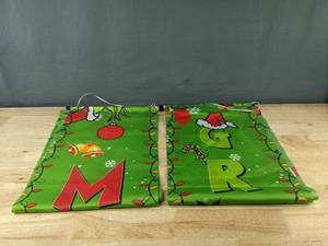 lot 633 image: 2 Merry Grinchmas Christmas Banners - Brand New