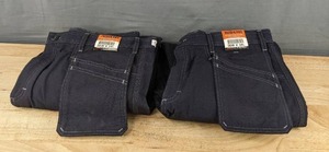 lot 18N image: 2 Pair Thrive Workwear FR Utility Cargo Pants 36W x 34L - Brand New Z
