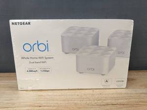 lot 21K image: NETGEAR Orbi Whole Home WiFi System Dual-Band $200 Retail - Brand New