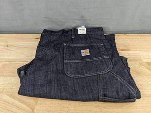 lot 130M image: Carhartt Mens Flame Resistant Jeans 48x30 - Brand New Z