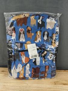 lot 182T image: Brand New Dog Print Backpack