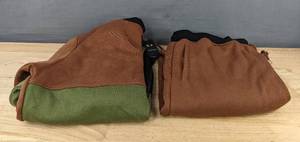 lot 167T image: R.P. Collection Mens XXL Hooded Sweatsuit, BrownGreenBlack - Brand New