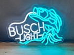 Busch Light Fish LED Neon Beer Sign - Brand New