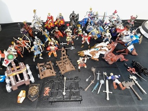 lot A-19 image: Large Medieval Knights and Fantasy Action Figure Playset with Accessories