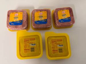 lot 276 image: J. 5x 16oz Oscar Mayer Lean Ham-Honey