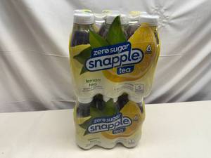 lot 236 image: 2x 6pack Zero Sugar Snapple -Lemon Tea