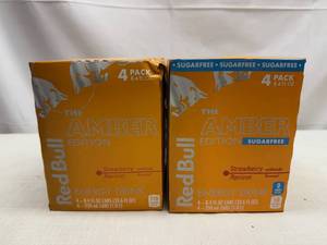 lot 6 image: MM. 2x 4pk 8.4oz  Red Bull The Amber Edition