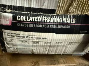 lot 20 image: Box of Collated Framing Nails