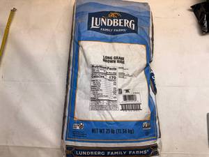 lot 43 image: 25lbs Long Grain Brown Rice