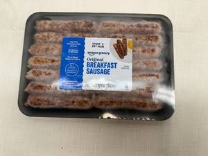 lot 72 image: I. 6x 12oz Breakfast Sausage