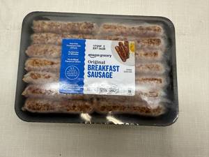 lot 74 image: I. 6x 12oz Breakfast Sausage