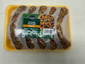 lot 81 image: I. 4x 19oz Mild Italian Sausage