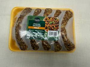 lot 84 image: I. 4x 19oz Mild Italian Sausage