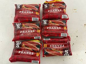 lot 108 image: D. 6x 12oz Bar S Classic Franks