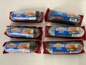 lot 132 image: L. 6x  Johnsonville Beef Summer Sausage