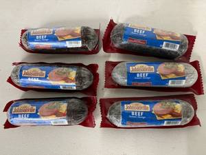 lot 133 image: L. 6x  Johnsonville Beef Summer Sausage