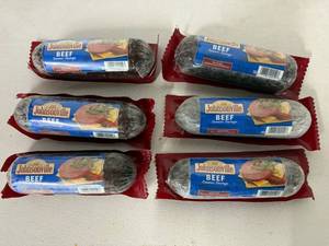 lot 134 image: L. 6x  Johnsonville Beef Summer Sausage