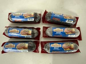 lot 135 image: L. 6x  Johnsonville Beef Summer Sausage
