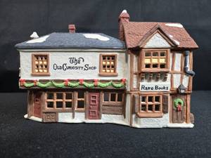 lot 22 image: Department 56 Dickens Village The Old Curiosity Shop Porcelain Building