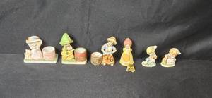 lot 54 image: Collection of Vintage Homco and Jasco Adorabelle Porcelain Figurines