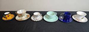 lot 72 image: Collection of Vintage and Decorative Teacup and Saucer Sets