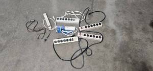 lot 165 image: Collection of Assorted Power Strips and Surge Protectors