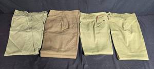 lot 189 image: Set of Vintage Military and Boy Scouts Uniform Trousers