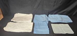 lot 194 image: Assorted Queen Size Sheet Sets and Pillowcases, JCPenney, Cotton Blend